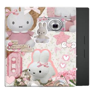 imobile适用文石leaf5可爱兔子3卡通poke6s小白马阅读器tab8c磁吸电子书BOOX保护套Page电纸书Note保护壳搞怪