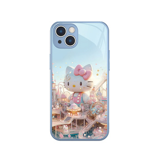 HelloKitty适用苹果14promax手机壳iPhone17凯蒂猫15pro梦幻13苹果16/11甜美12少女心XR新款7可爱8plus/xsmax