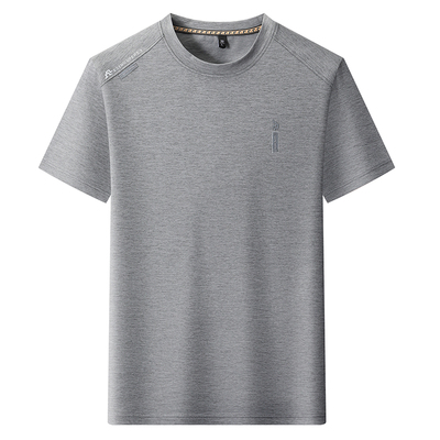 罗蒙夏季薄款短袖t恤圆领半袖衫