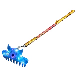 猪八戒耙子九齿钉耙儿童玩具伸缩发光兵器西游记金箍棒舞台道具