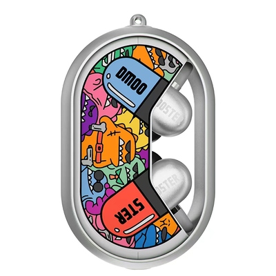 象鼻子大怪兽夹耳式蓝牙耳机D93高颜值开放不入耳AI翻译同声传译