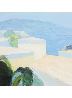 罗杰穆尔收藏级版画复刻海边风景客厅书房高级感高清装饰画仅画芯