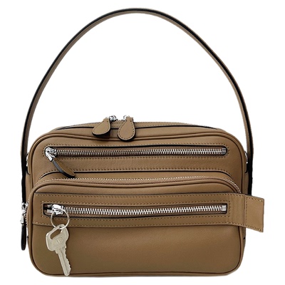 CTANDJIM牛皮钥匙扣斜挎包