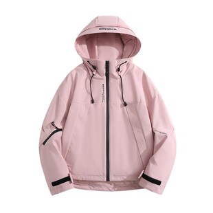 雅鹿官方正品新款26女装羽绒服女款冲锋衣时尚韩版外套超保暖