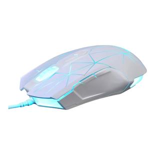 黑爵AJ52鼠标有线电竞游戏机械宏笔记本台式电脑办公人体工学滑鼠