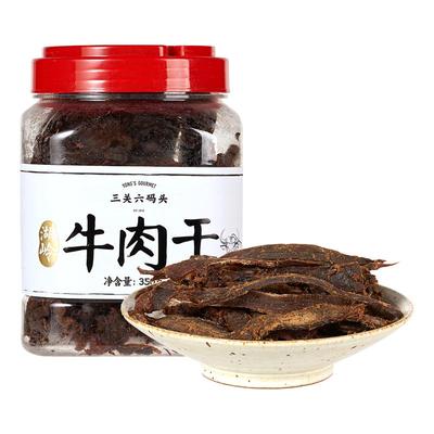 三关六码头湖岭牛肉干350g/罐