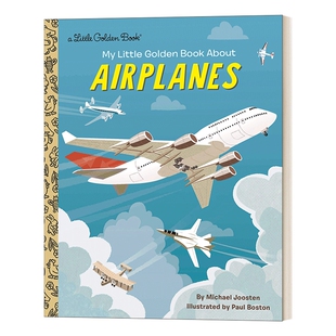 华研原版 飞机 英文原版 My Little Golden Book About Airplanes 兰登书屋精装小金书 英文版 进口英语原版书籍