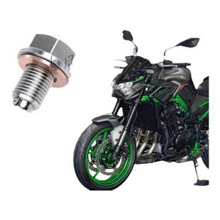 适用川崎Z400 Z650 Z800 Z900 Z1000改装不锈钢磁性机油放油螺丝