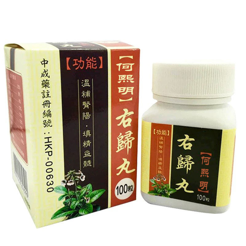 香港进口右归丸正品旗舰店浓缩丸补肾丸固精男女专用固本培元壮阳