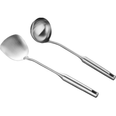 onlycook厨房304不锈钢炒菜铲勺