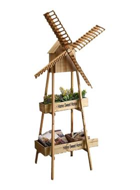田园创意风车摆件家居阳台