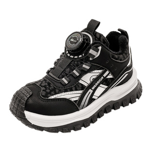 回力童鞋男童加绒二棉鞋2025冬季新款儿童保暖运动鞋女童学生冬鞋