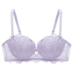 MYBODY商场同款内衣女小胸聚拢显大蕾丝性感上托贝壳杯文胸胸罩