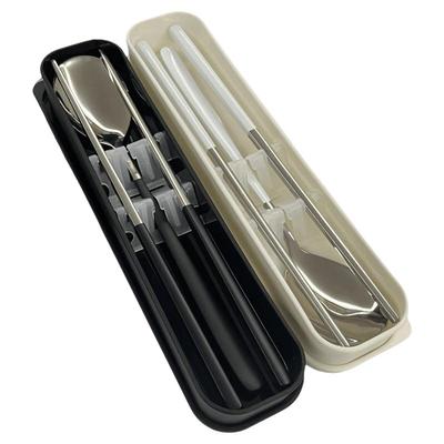 不锈钢便携餐具勺叉筷三件套