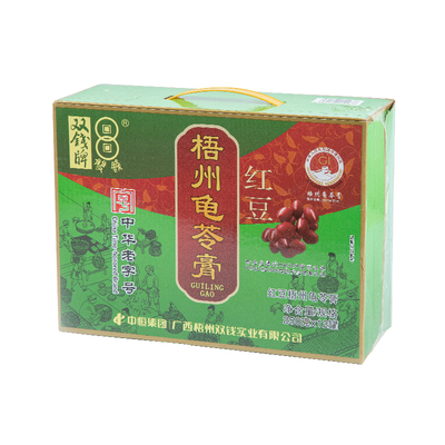 双钱红豆味龟苓膏非遗老字号0脂