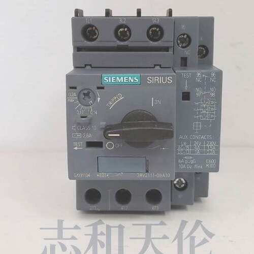 配件SIEMENS 3RV21110BA10 CIRCUIT BREAKER 2.6A 220690VAC NNB