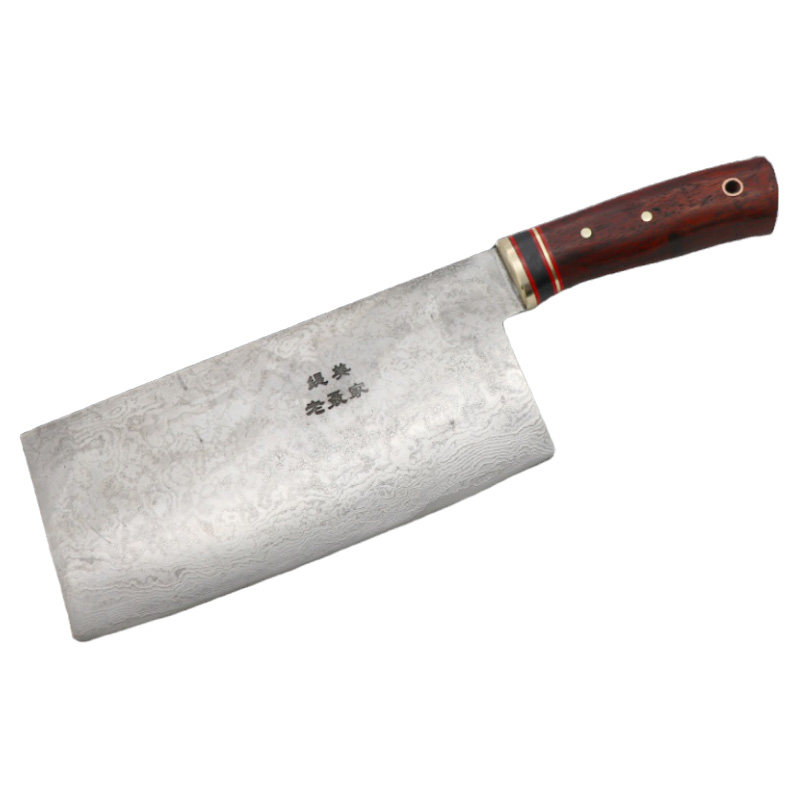 刀家用大马士革花纹手工锻打