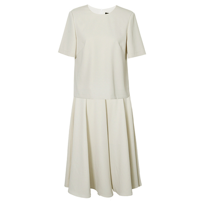 罗衣简约米黄色休闲套装