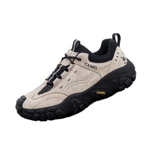 骆驼男鞋2025秋冬新款软底舒适男士休闲运动鞋低帮户外登山徒步鞋