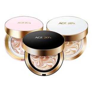 Aekyung拉花气垫BB霜全能三色拉花遮瑕持久控油干皮粉底液女官方