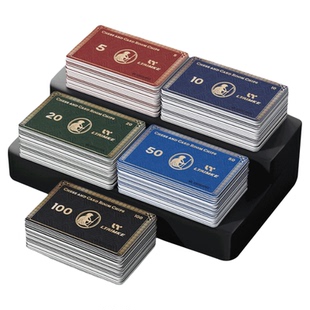 麻将筹码棋牌室专用卡片码子套装打牌用的计积分币代替钱高端加厚