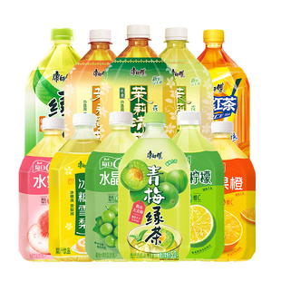康师傅冰红茶1L*12瓶绿茶瓶装茶饮料茶饮料大瓶装香茶聚会节日饮