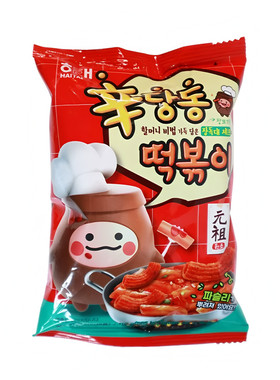 韩国进口海太香辣甜味炒年糕膨化