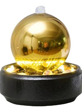 现代简约风水轮球流水喷泉摆件