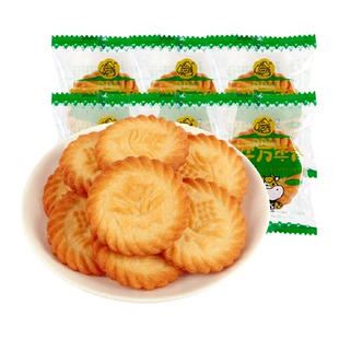三牛万年青酥性咸饼干600g葱香酥脆烘焙咸甜交错回味零食国产经典