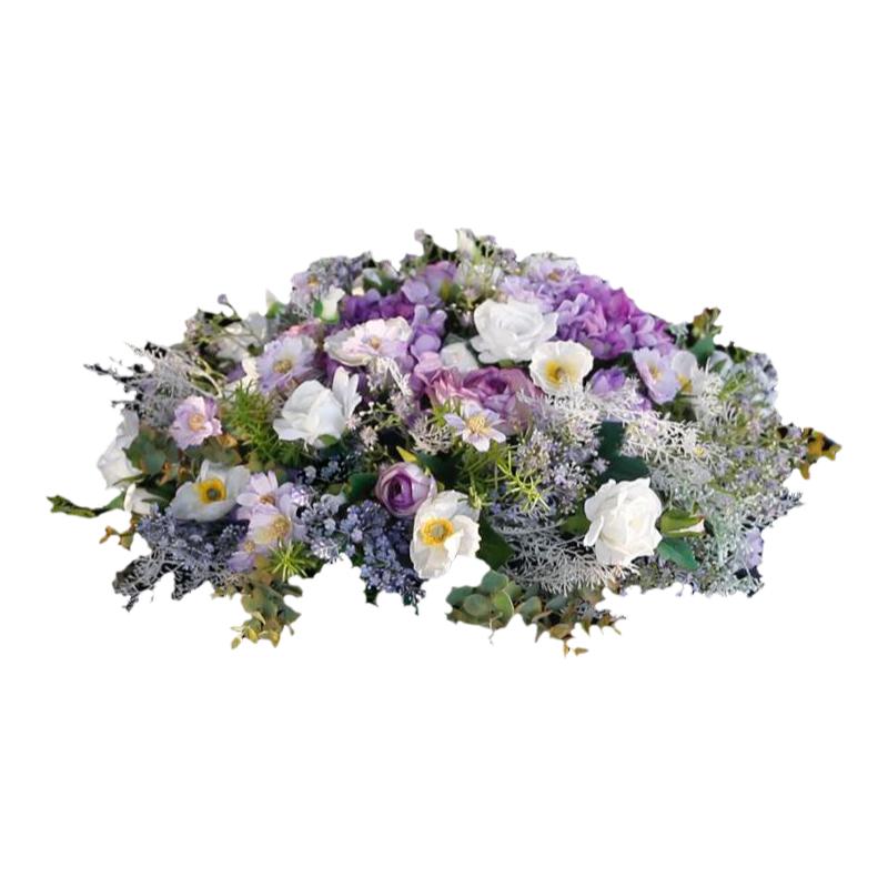 转盘摆花高端仿真花装饰花摆设