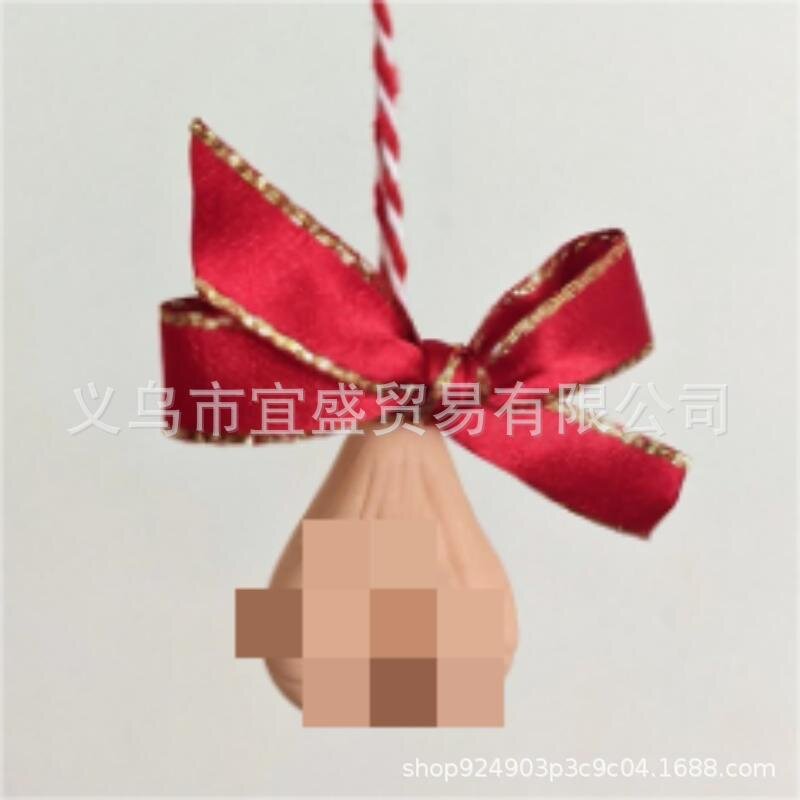 跨境圣诞节器官生殖摆件挂件圣诞家居装饰美式挂成人坠圣诞树摆件