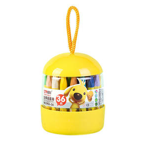 淘创优品一号店蜡笔幼儿园宝宝用不脏手油画棒儿童绘画可水洗彩色画笔套装炫彩棒