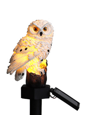 太阳能猫头鹰园林草坪户外别墅