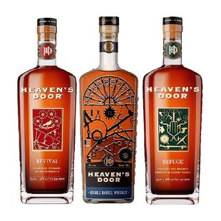 美国原瓶进口Heaven's Door天堂之门波本桶双桶黑麦威士忌洋酒