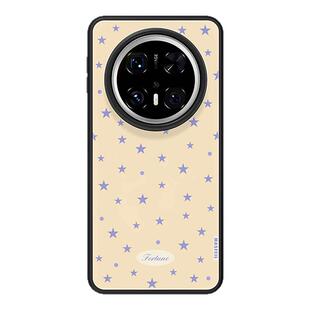 MASFEIL × 满天星适用华为Mate70Pro手机壳新款Mo2磁吸带支架mate60保护套高级感女por+简约磨砂的超薄mete