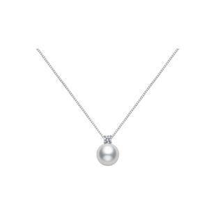 DELTA澳白珍珠s925纯银项链真多麻锁骨链女款高级感轻奢小众颈链