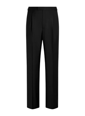 Suitsupply黑色羊毛无尾礼服裤