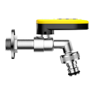 德国YEMO全铜户外密码锁水龙头室外洗衣机通用防冻防裂防偷盗带锁