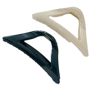 许我耀眼赵露思同款三角形抓夹女高级感大号发量大盘发鲨鱼夹头饰