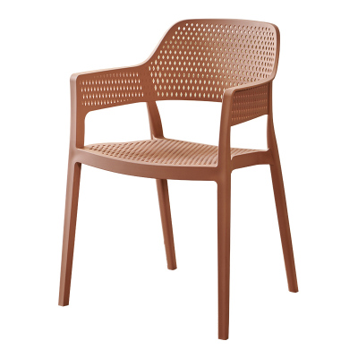 加厚塑料靠背扶手椅子