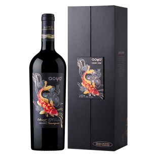 傲鱼尊蓝R4S红酒智利原装原瓶进口750ml赤霞珠半甜红葡萄酒