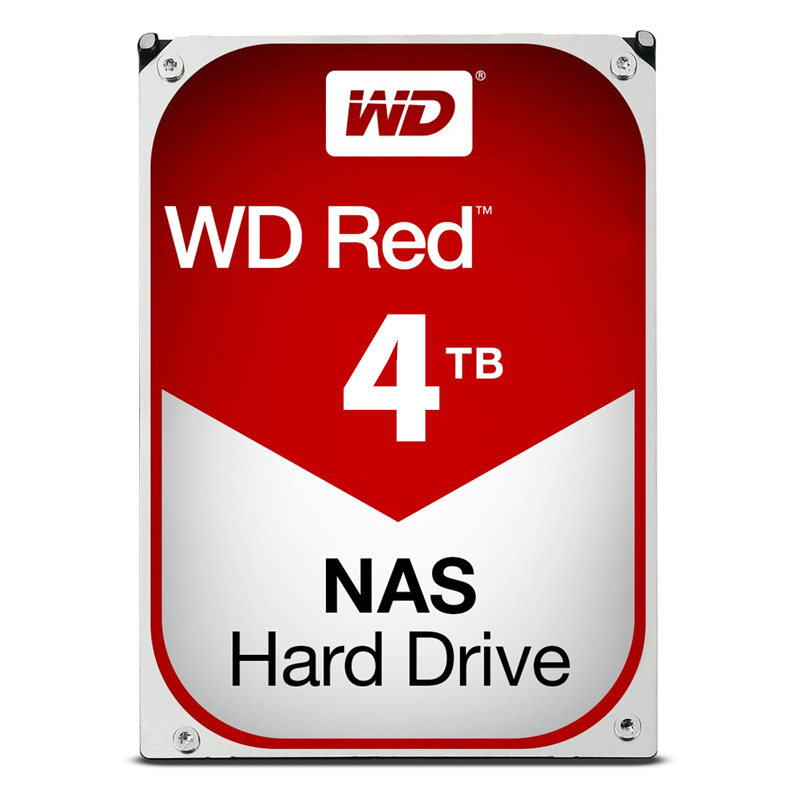 WD西部数据 WD40EFRX 4T/TB台式机西数4tb红盘Red NAS专用硬盘