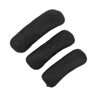 儿童古装假发古风两侧垫发包薄款扁牛角汉服全发丝秃子乐软牛角包