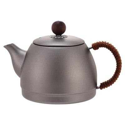 纯钛茶壶户外露营烧水壶便携旅行