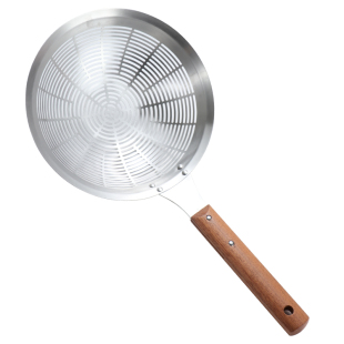 加深加大不锈钢大漏勺24-30cm大爪篱商用油炸起锅漏勺木把防烫漏