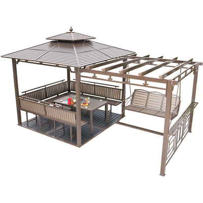 莫家户外葡萄架凉亭露天阳台休闲