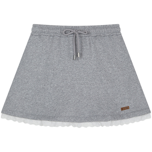 TeenieWeenie小熊女装半身裙25冬新款简洁时尚圆筒形针织棉迷你裙