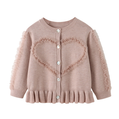 【云谷花廊】女童针织开衫小童