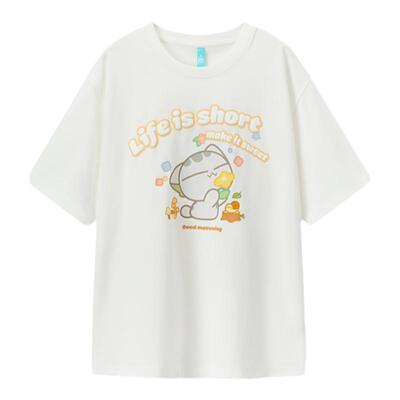 小黑凉感抗菌可爱短袖森马