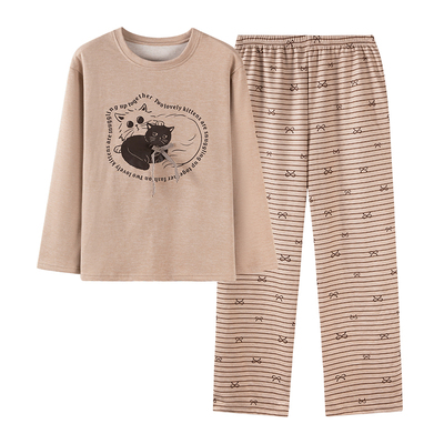 卡之恋睡衣女秋冬季德绒加厚羊绒